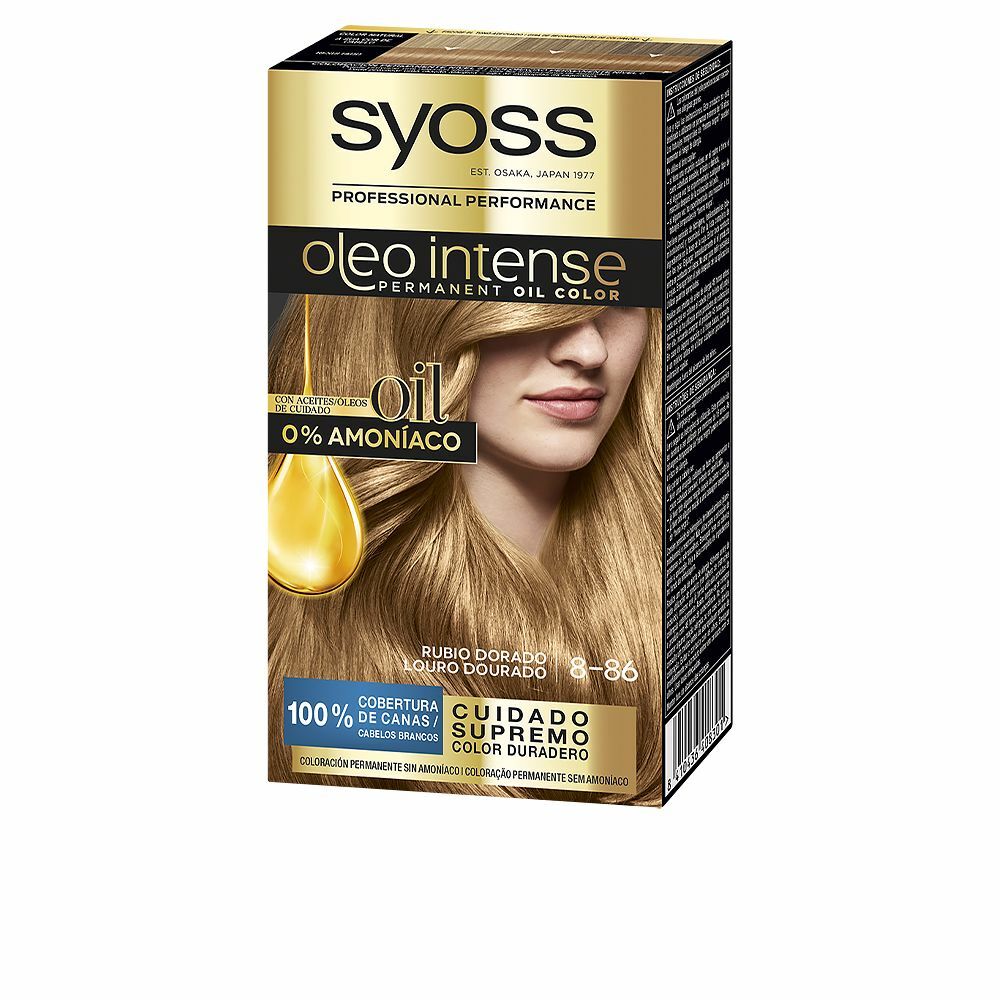 Teinture sans ammoniaque Syoss Olio Intense Nº 8,86 (5 uds)