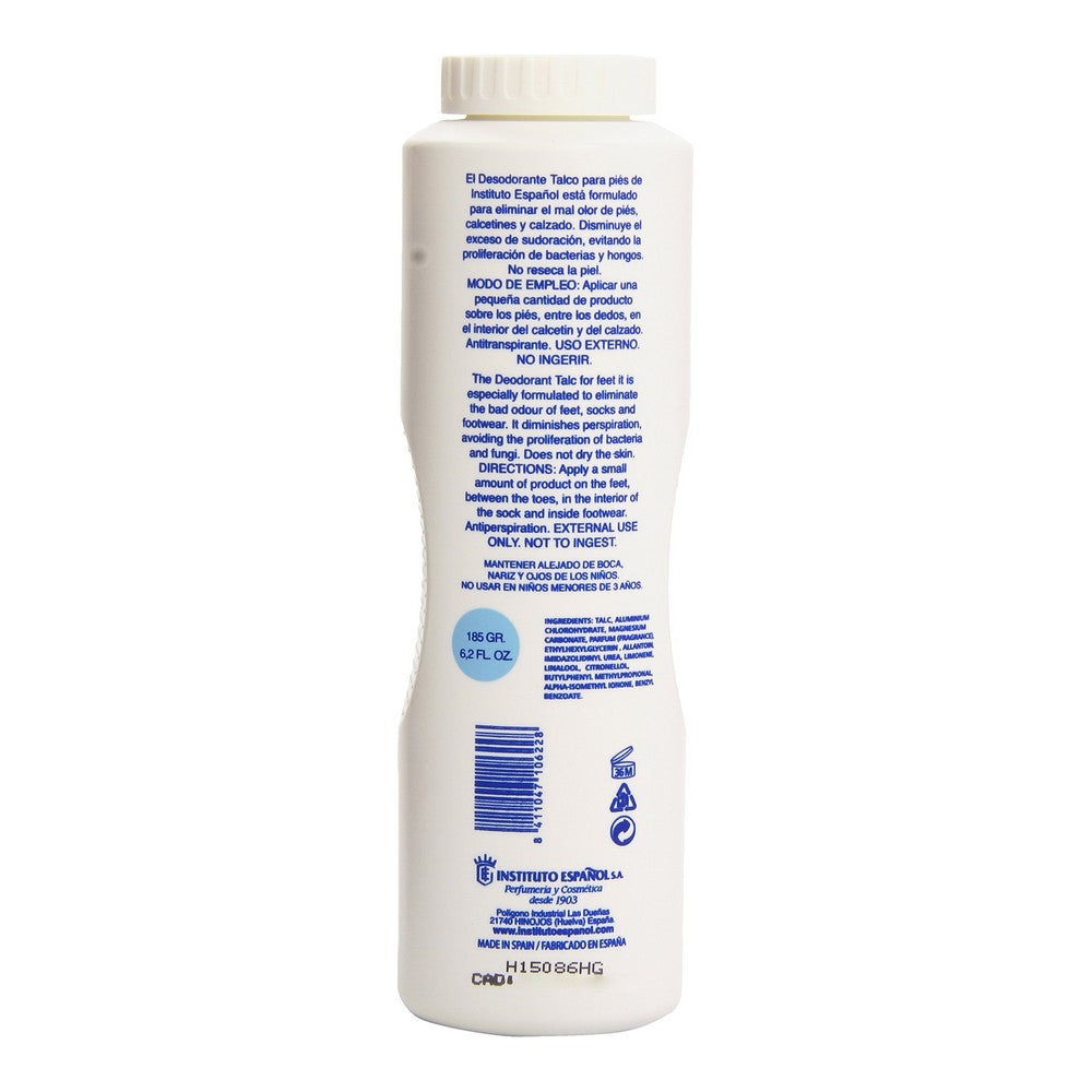 Foot Deodorant Talc Instituto Español (185 g)