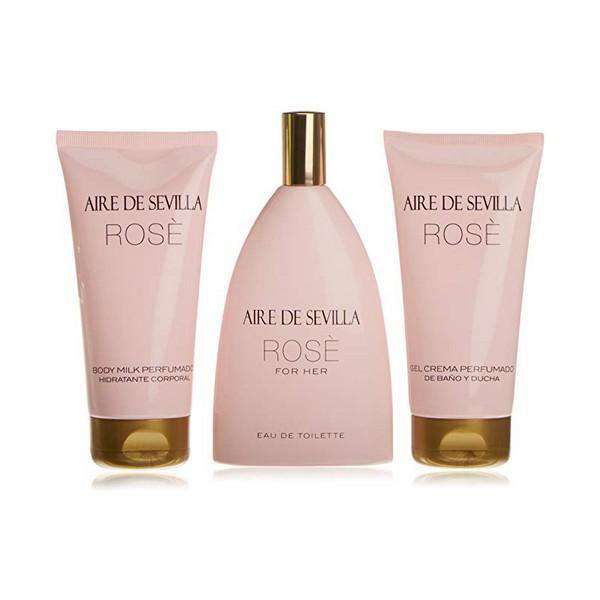 Women's Perfume Set Rosè Aire Sevilla (3 pcs) - Lindkart