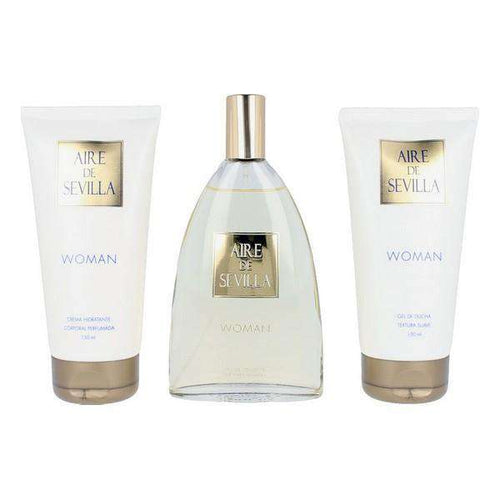 Women's Perfume Set Woman Aire Sevilla EDT (3 pcs) - Lindkart