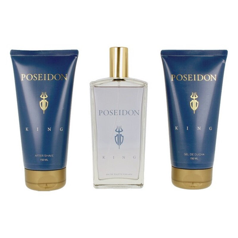 Men's Perfume Set The King Poseidon EDT (3 pcs) (3 pcs)