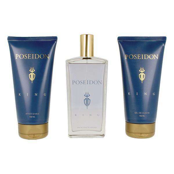 Men's Perfume Set The King Poseidon EDT (3 pcs) - Lindkart