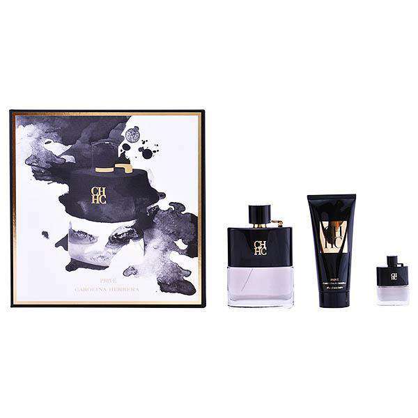 Men's Perfume Set Ch  Prive Carolina Herrera (3 pcs) - Lindkart