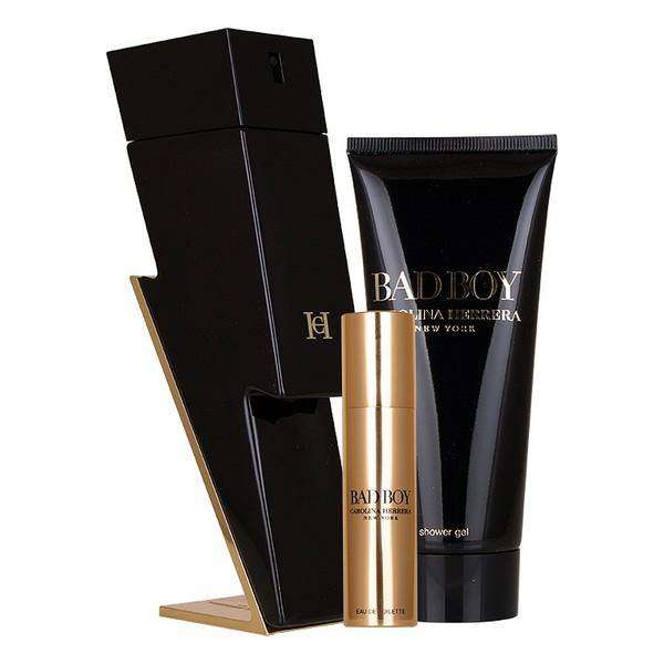 Men's Perfume Set Carolina Herrera EDT (3 pcs) - Lindkart