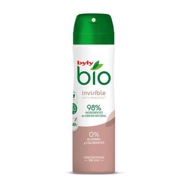 Spray Deodorant BIO NATURAL 0% INVISIBLE Byly (75 ml) - Lindkart