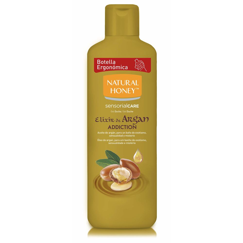 Gel Douche Miel Naturel Huile d'Argan (650 ml)