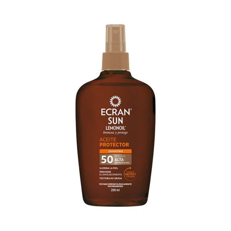 Beschermende Olie Ecran SPF 50 (200 ml)
