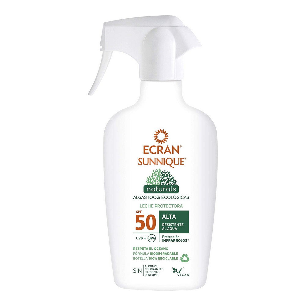Body Sunscreen Spray Ecran Sunnique Naturals Sun Milk Spf 50 (300 ml)