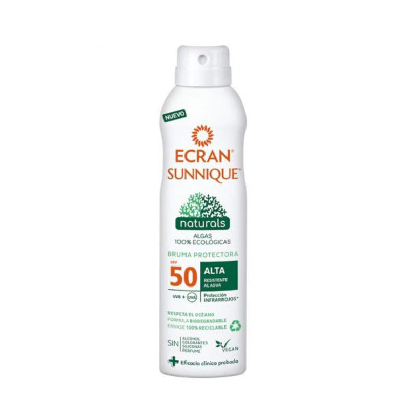 Spray Solaire Sunnique Naturals Ecran Spf 50 (250 ml)