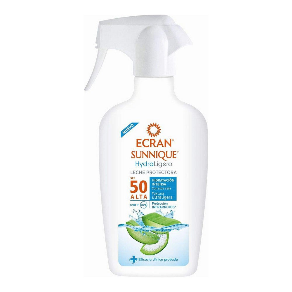 Zonnebrandspray voor het lichaam Ecran Sunnique Hydraligero Zonnemelk Spf 50 (300 ml)