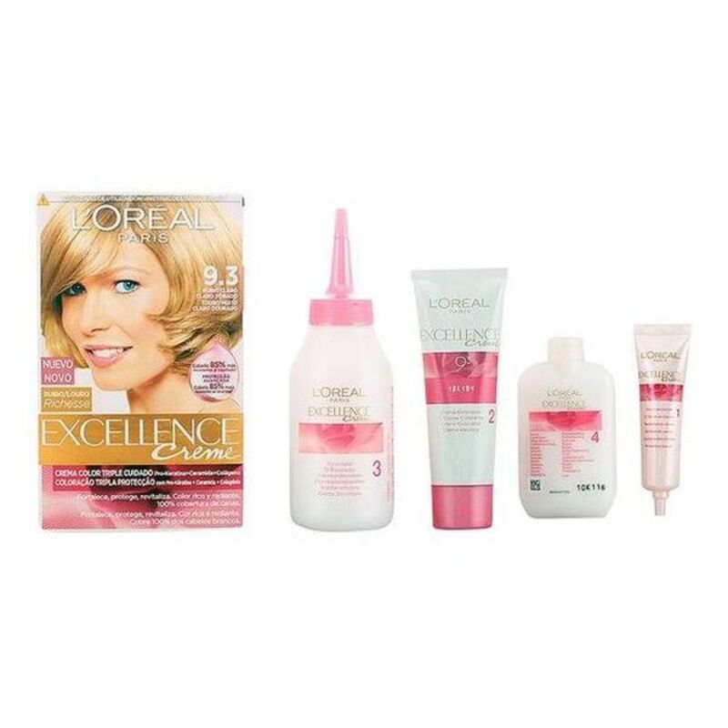 Permanent Dye Excellence L'Oreal Make Up Licht goudblond