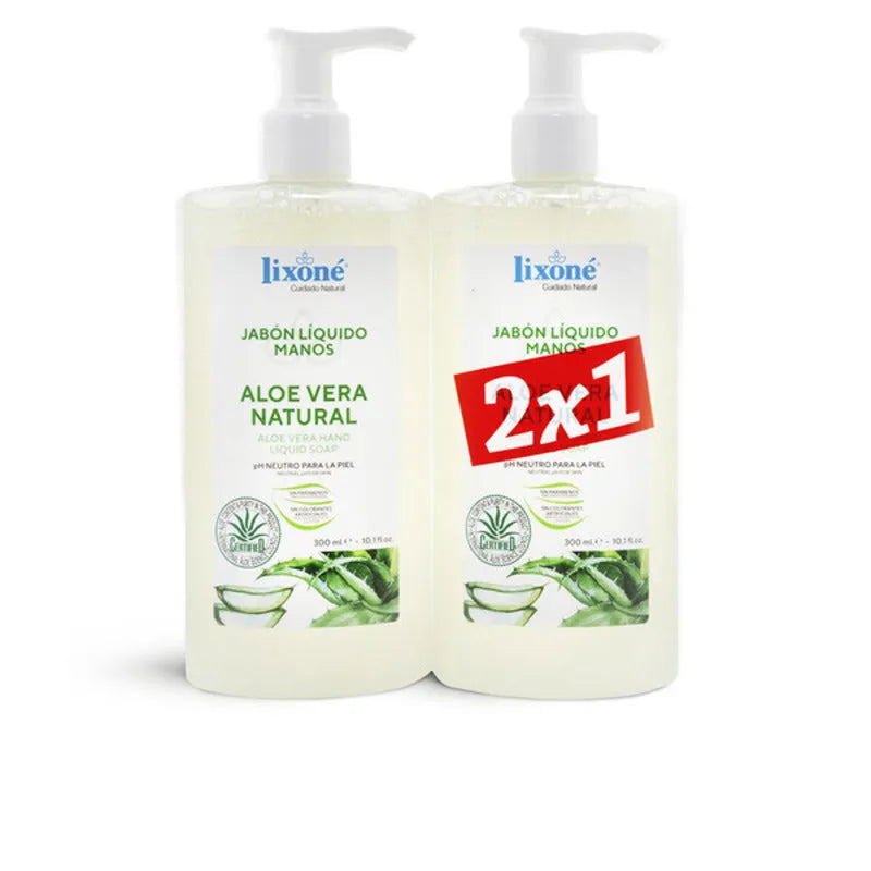 Savon Mains Aloe Vera Naturel Lixoné (2 pcs)