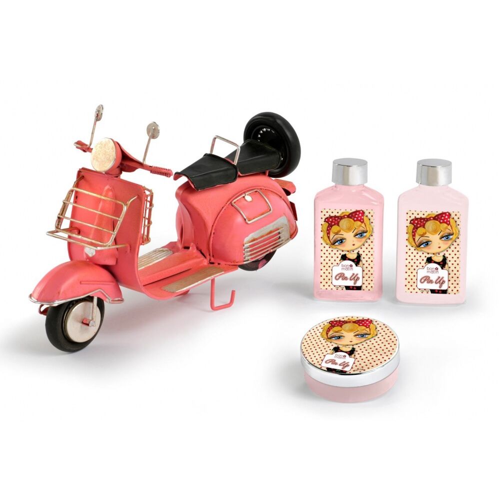 Set de bain Lorenay Bon Matin Pin Up Vespa (3 pcs)