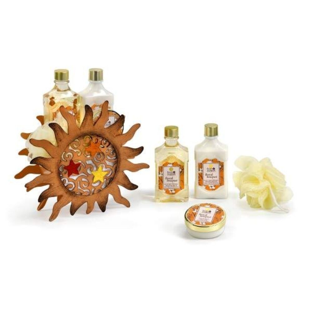 Set de Bain Lorenay Bon Matin Bouquet Floral (4 pcs)