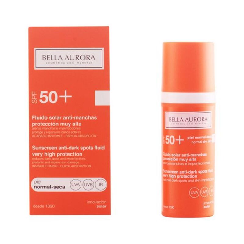 Zonnecrème tegen bruine vlek Bella Aurora Normale huid Droge huid Spf 50+ (50 ml)