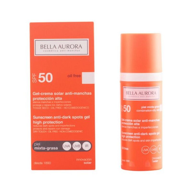 Zonnecrème tegen bruine vlek Bella Aurora Combination Skin Spf 50+ (50 ml)