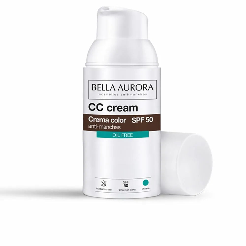 CC Crème Bella Aurora Spf 50 Sans huile (30 ml)