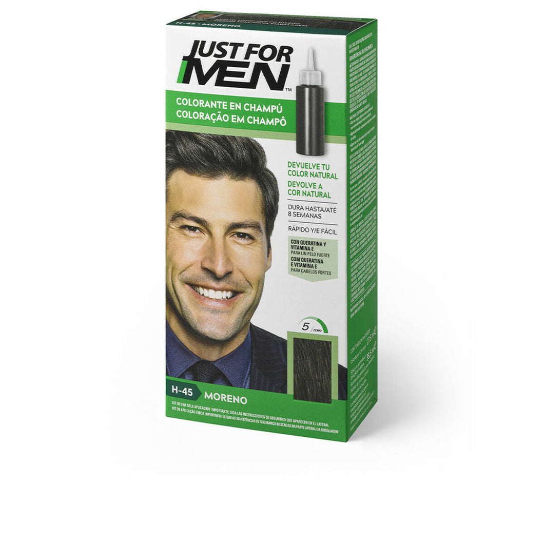 Shampoo Kleurstof Alleen Voor Mannen Donkerbruin (30 ml)