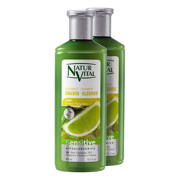 Zuiverende Shampoo Sensitive Naturvital (2 x 300 ml)