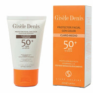 Protection Solaire avec Couleur Gisèle Denis SPF 50+ Moyen Clair (40 ml)