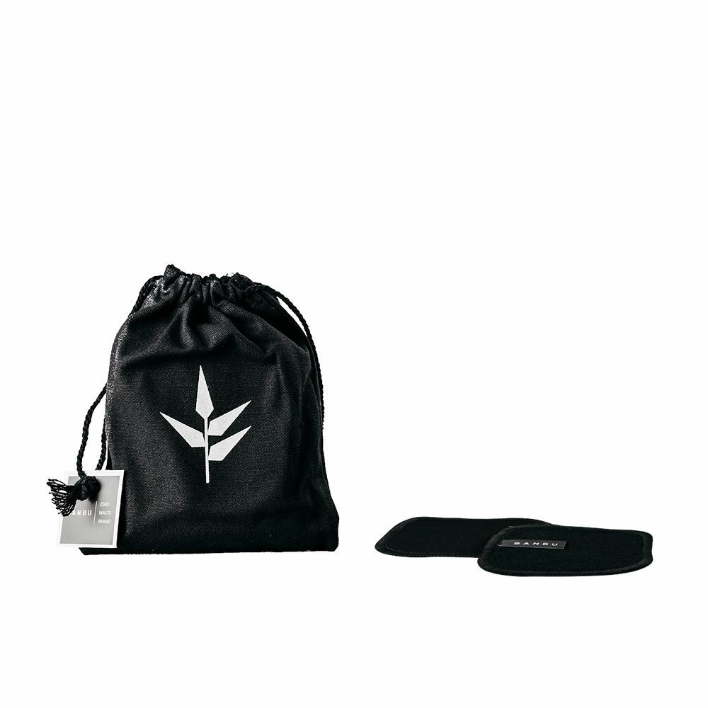 Make-up Remover Pads Banbu Black (4 uds)