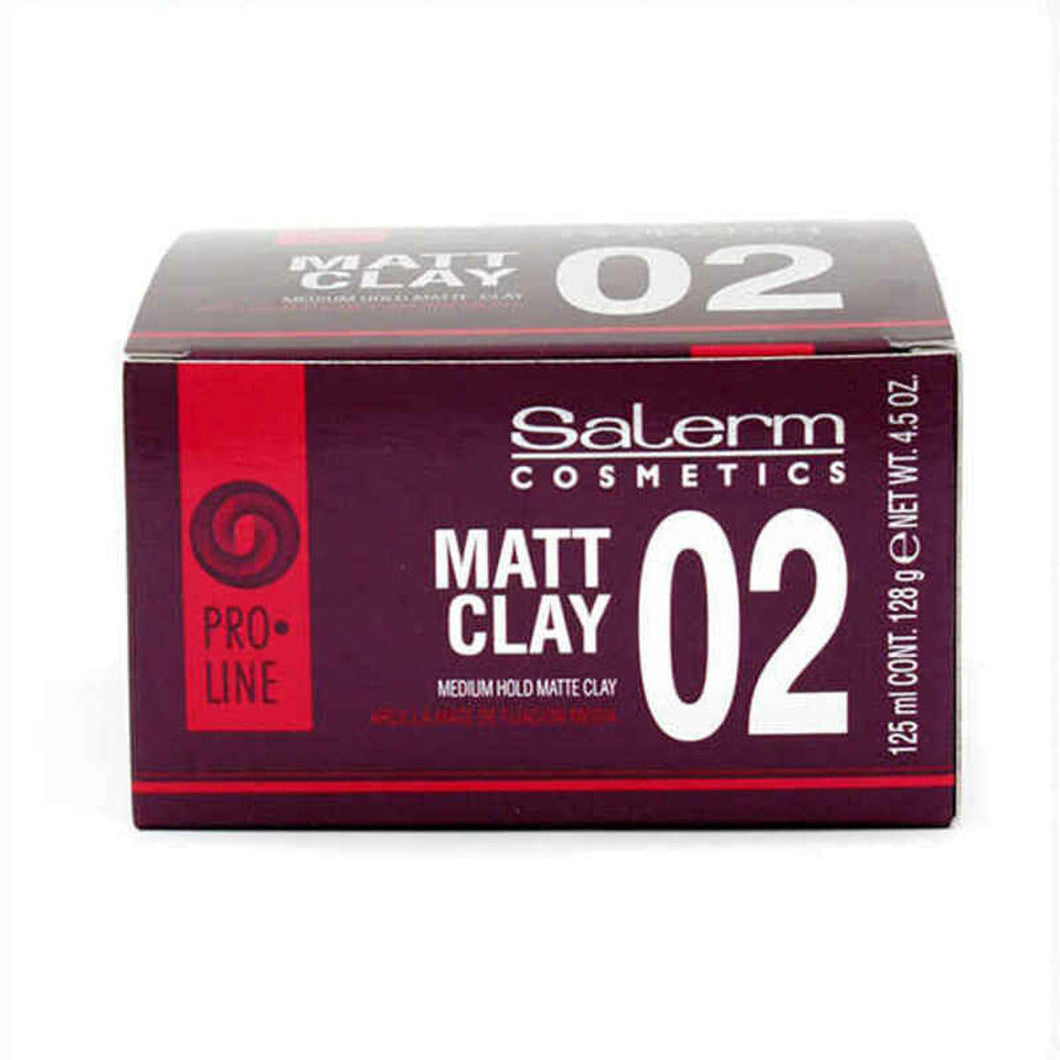 Hair Paste Salerm Proline 02 Matt Clay  Salerm (125 ml) (125 ml)