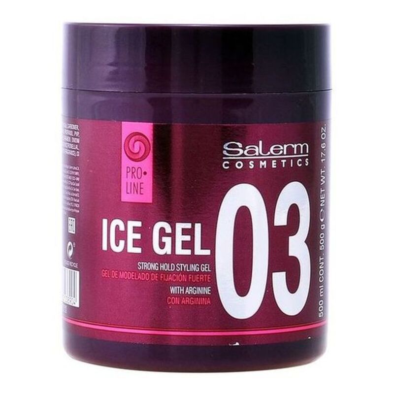Gel Tenue Forte Ice Salerm (500 ml)