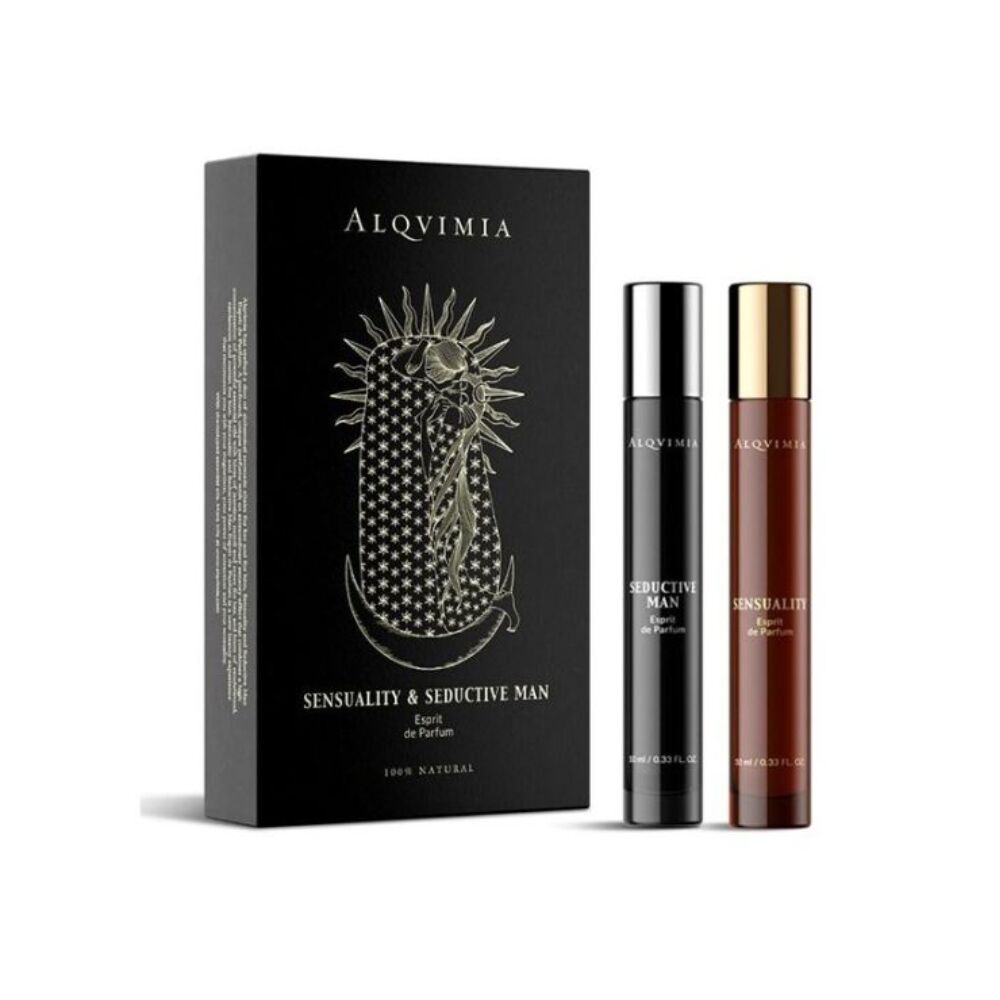 Erotische Parfumset Alqvimia Sensualiteit & Verleidelijke Man (2 stuks)