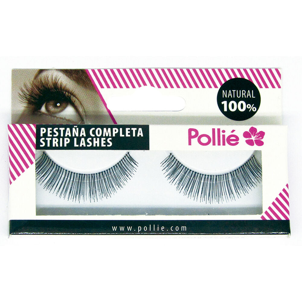 False Eyelashes Eurostil Pollié 6 Black