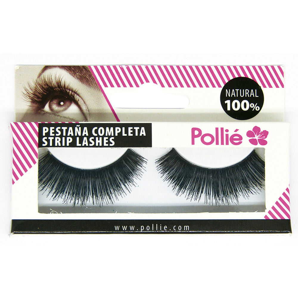 False Eyelashes Eurostil Pollié 7 Black