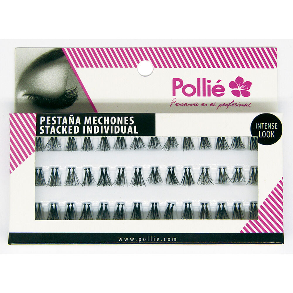 Faux Cils Eurostil Pollié Individuel Noir Court