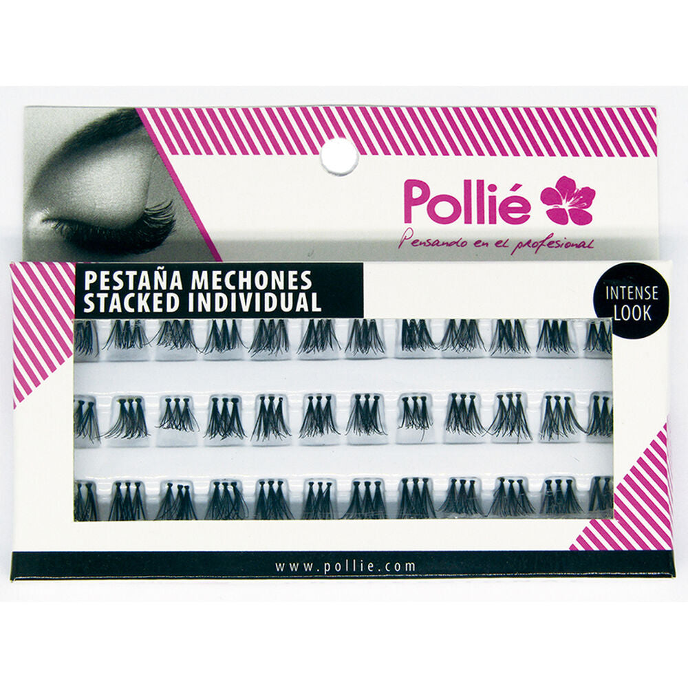 Faux Cils Eurostil Pollié Individuel Noir Court