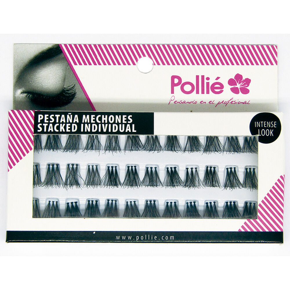 Faux Cils Eurostil Pollié Individuel Noir Long