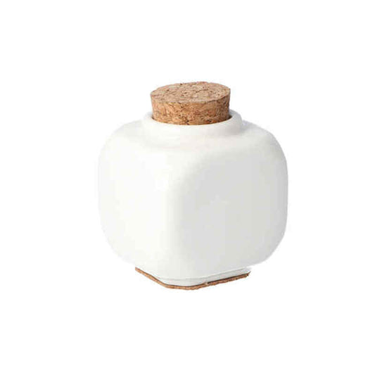Container Eurostil Ceramic Cork White