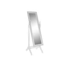 Lade das Bild in den Galerie-Viewer, Free standing mirror DKD Home Decor White Romantic Mirror MDF (49.5 x 50.5 x 156 cm)
