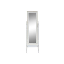 Lade das Bild in den Galerie-Viewer, Miroir sur pied DKD Home Decor Blanc Miroir Romantique MDF (49,5 x 50,5 x 156 cm)
