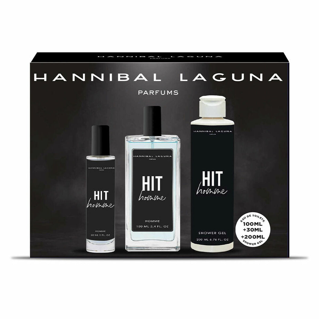Parfumset voor heren Hannibal Laguna Hit 3 stuks