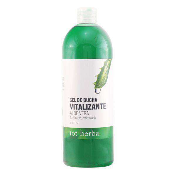 Shower Gel Vitalizante Aloe Vera Tot Herba (1000 ml) - Lindkart