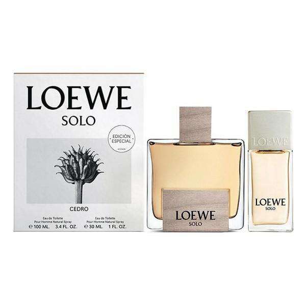 Men's Perfume Set Solo Cedro Loewe (2 pcs) - Lindkart