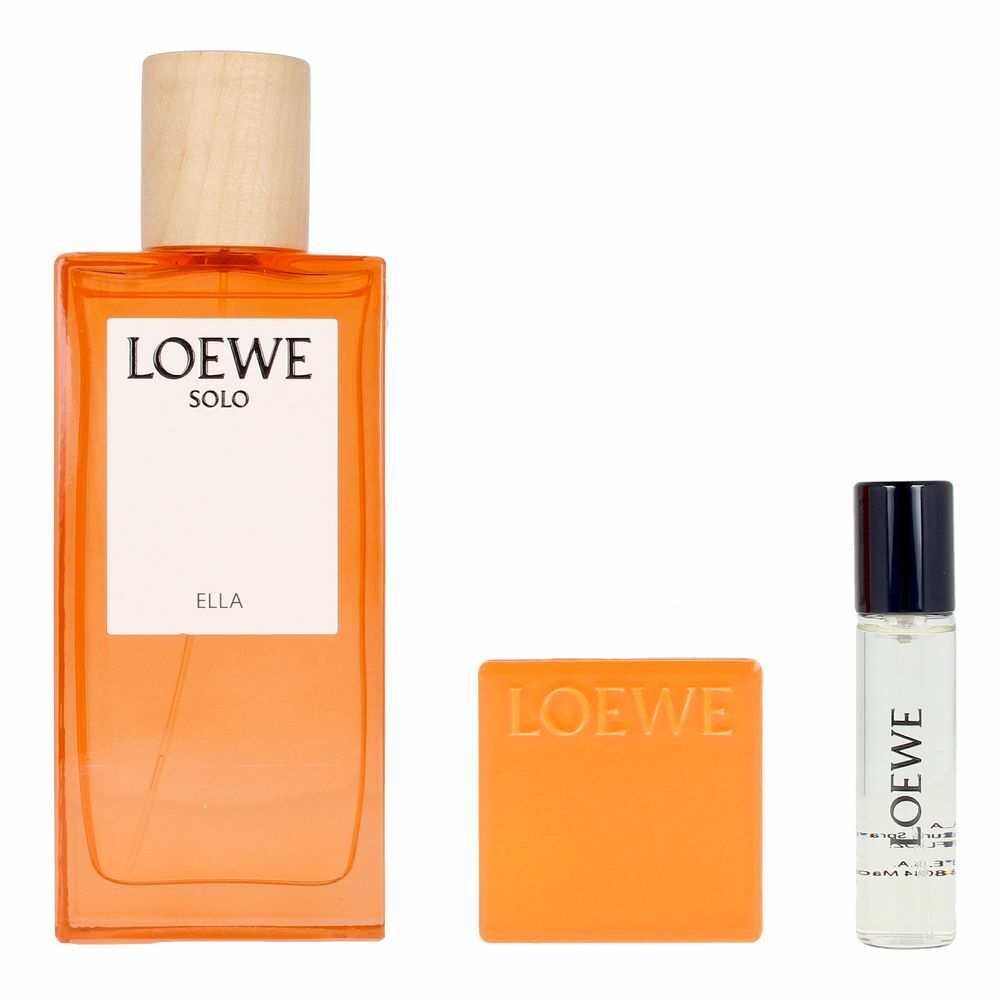 Women's Perfume Set Loewe Solo Ella EDP (3 pcs)