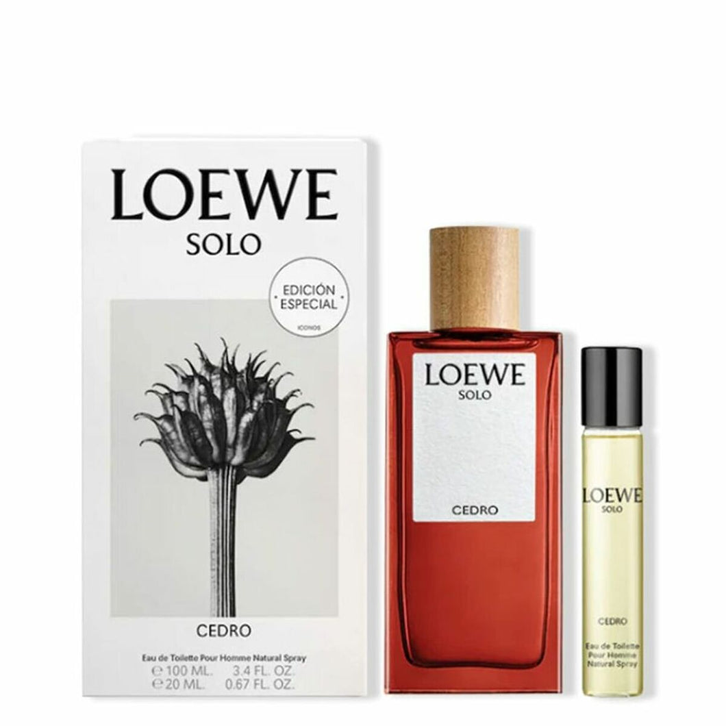 Parfumset voor heren Loewe Solo Loewe Cedro (2 stuks)