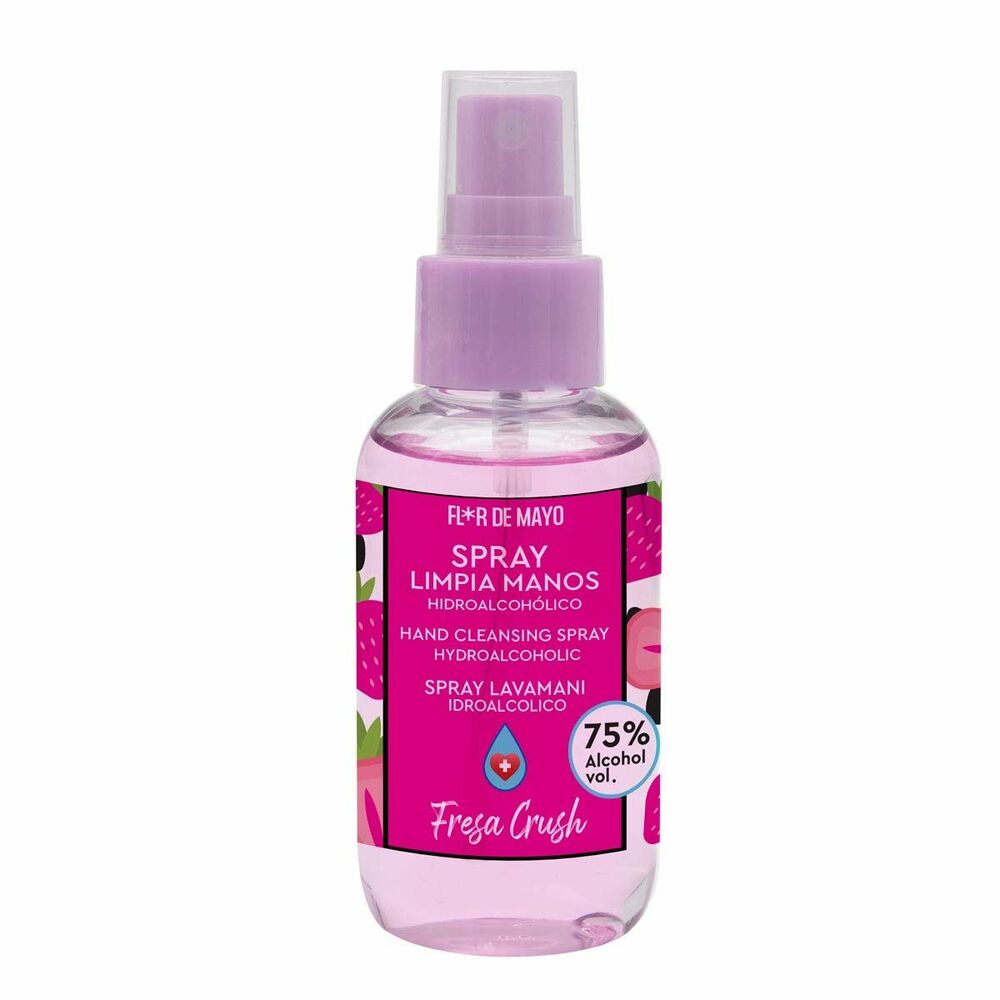 Handdesinfecterend middel Flor de Mayo Spray Fresa (100 ml)