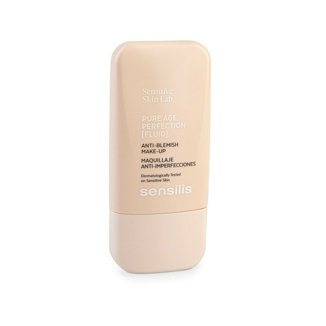 Crème Base de Maquillage Sensilis Pure Age Perfection 02-sable Anti-imperfections (30 ml)