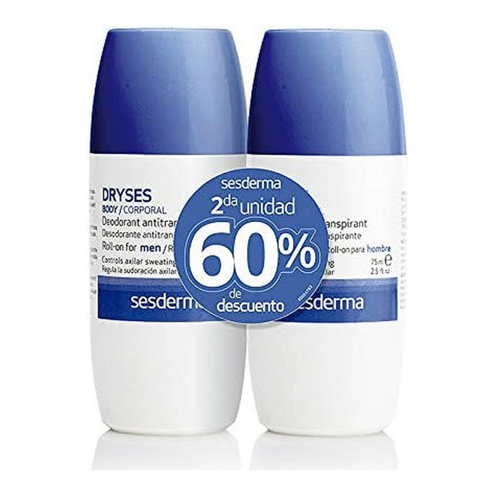 Roll-On Deodorant Sesderma Dryses Men (2 x 75 ml)
