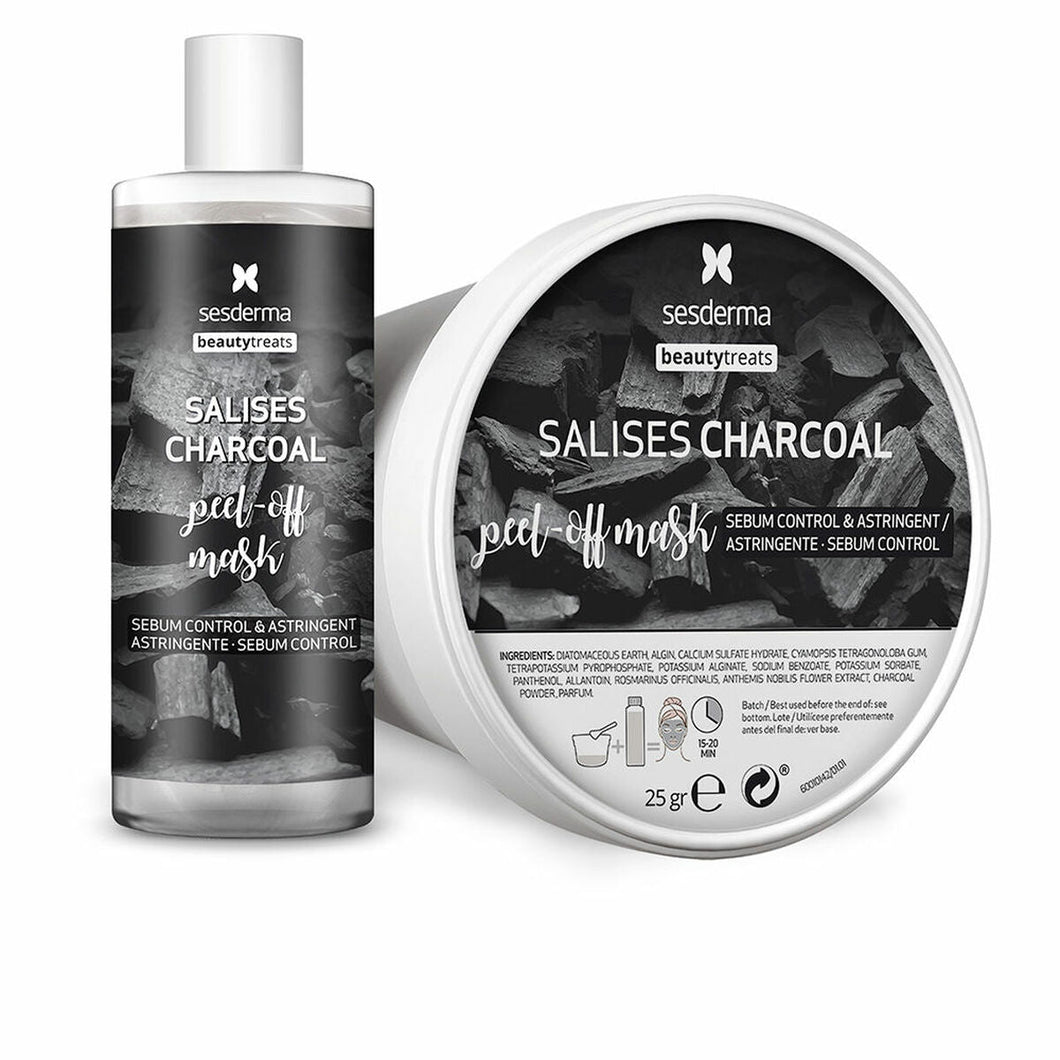 Gezichtsmasker Peel Off Sesderma Beauty Treats Salises Houtskool (75 ml) (25 gr)