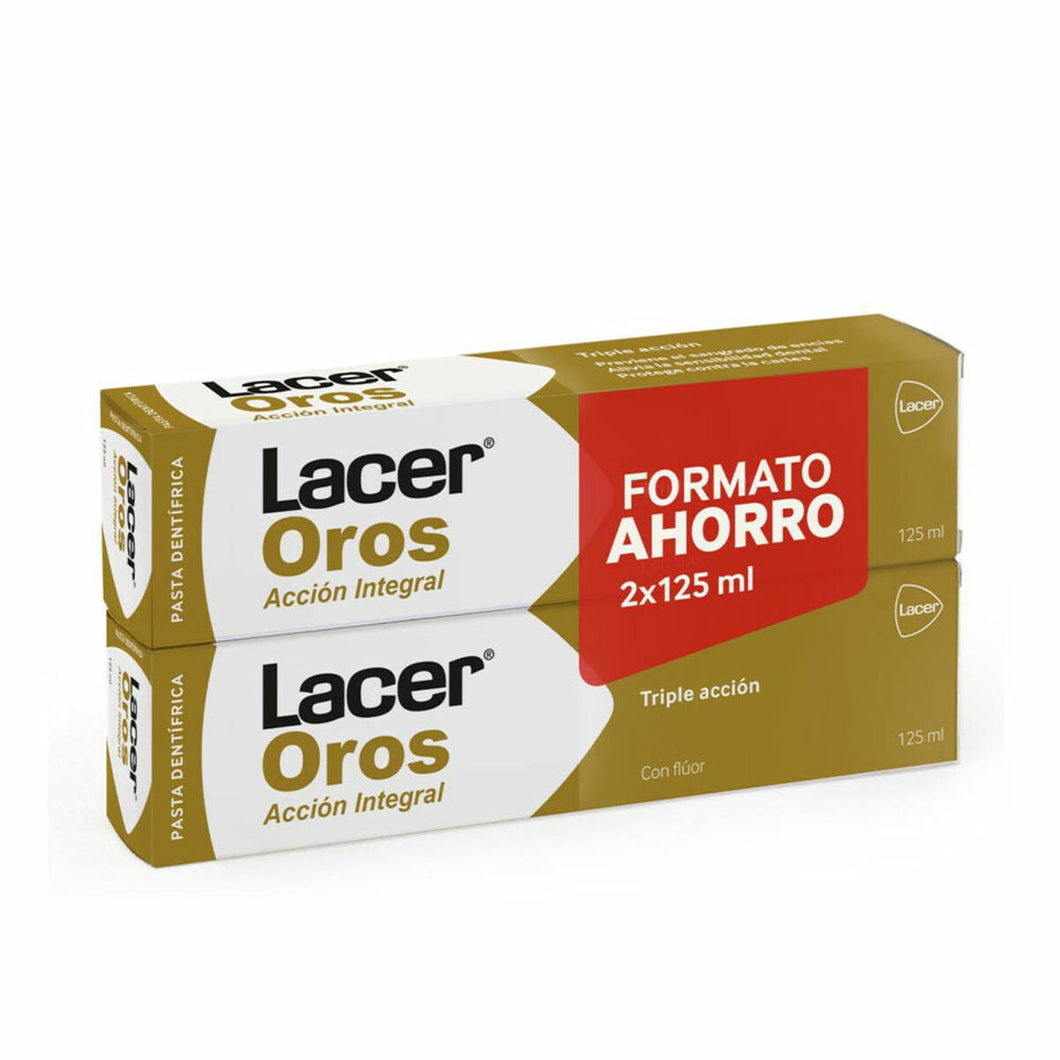 Triple Action Tandpasta Lacer Oro (2 x 125 ml)