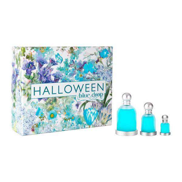 Men's Perfume Set Halloween Blue Drop Jesus Del Pozo EDT (3 pcs) - Lindkart