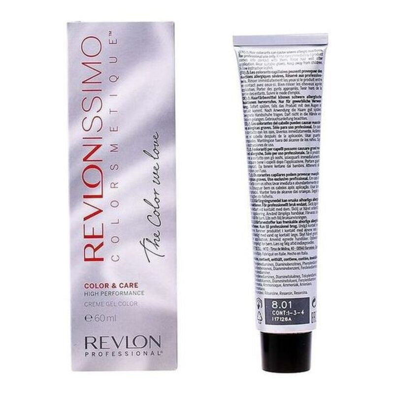 Teinture permanente anti-âge Revlonissimo Revlon Revlonissimo Colorsmetique NMT 8,01 Nº 8.01 (60 ml)