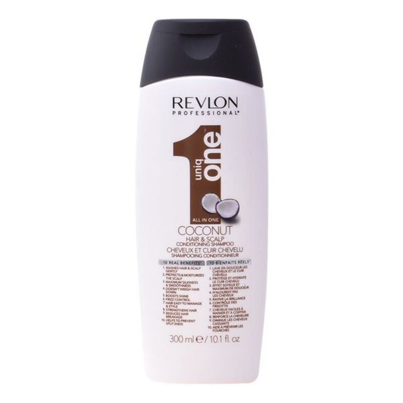 Moisturizing Shampoo Uniq One Coconut Revlon (300 ml)