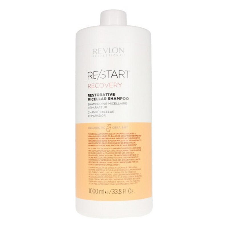 Moisturizing Shampoo Re-Start Recovery Restorative Micellar Revlon (1000 ml)